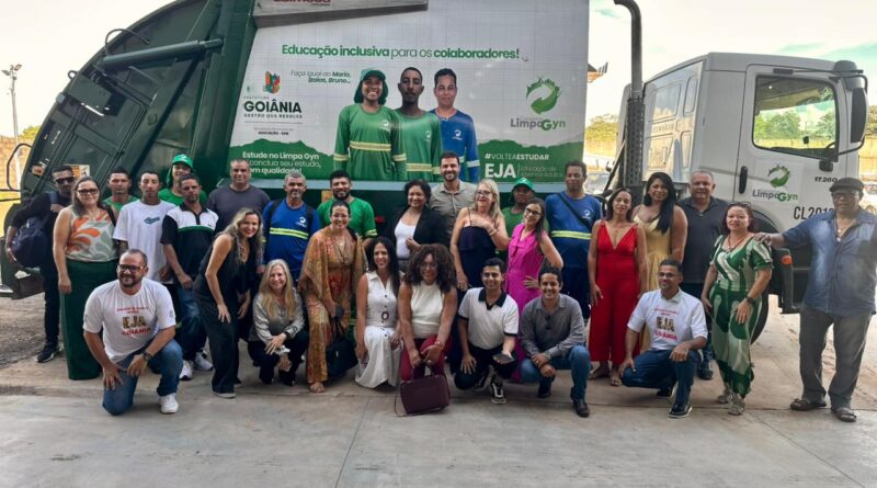 Projeto leva EJA a 1,2 mil trabalhadores do Limpa Gyn