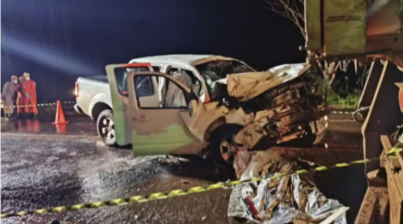 Quatro da mesma família morrem em acidente na GO-164