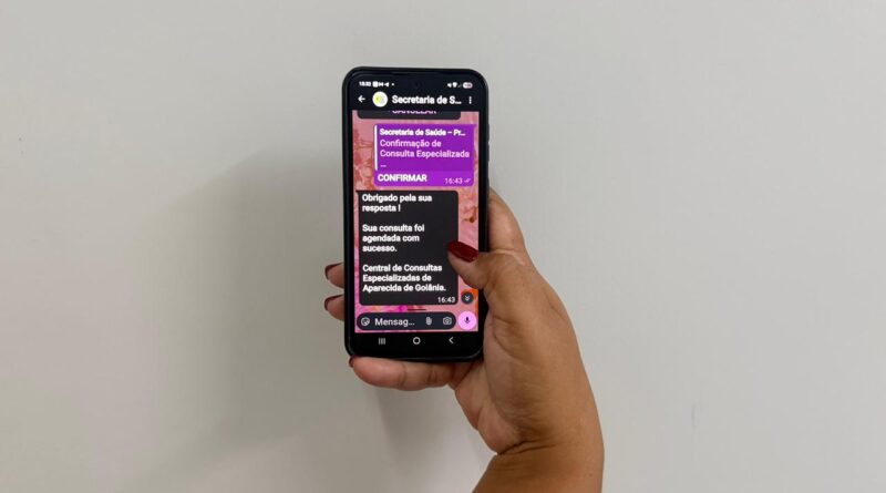 Aparecida confirma consultas pelo WhatsApp na rede pública