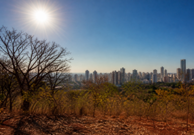 Alta pressão mantém tempo seco em Goiás