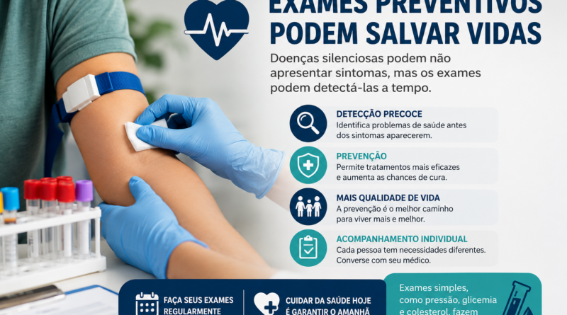 Exames preventivos ajudam a detectar doenças silenciosas
