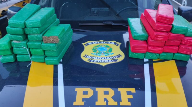PRF apreende 40 kg de maconha na BR-050 em Catalão