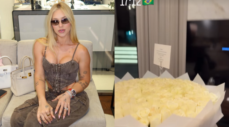 Virginia recebe buquês em Dubai após fim com Vini Jr. Virginia recebe buquês em Dubai após fim com Vini Jr.