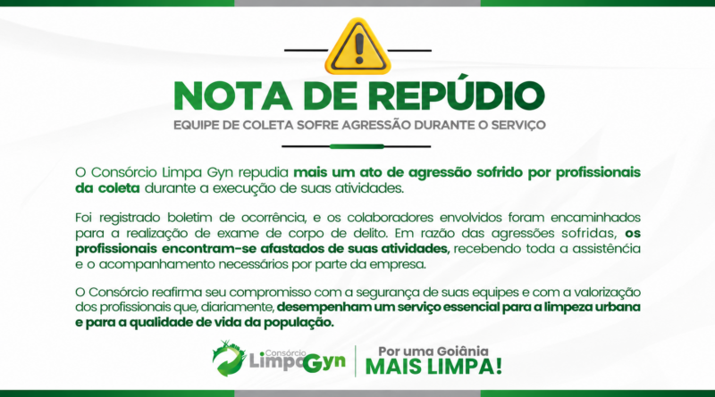Coletores da Limpa Gyn são agredidos durante serviço em Goiânia