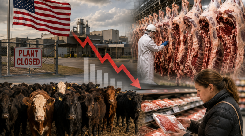Crise do gado força frigoríficos dos EUA a fechar unidades