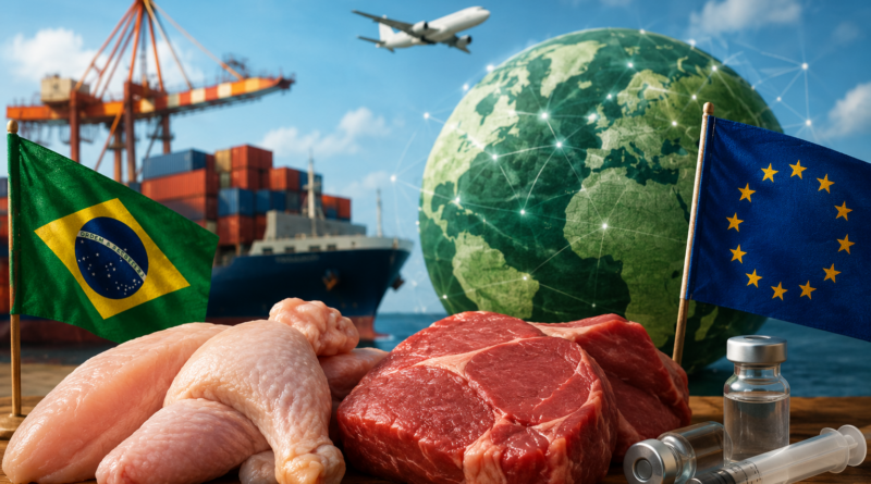 Brasil negocia com UE para evitar impacto nas exportações de carnes