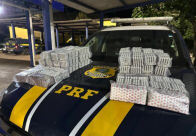 PRF apreende 45 mil comprimidos de rebite em ônibus na BR-153 PRF apreende 45 mil comprimidos de rebite em ônibus na BR-153