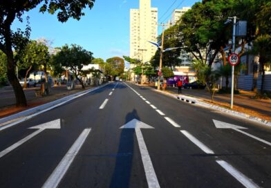 Goiânia ganha 128 mil m² de nova sinalização