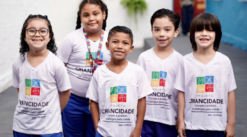 Programa Cidade para Crianças transforma escolas em Goiânia