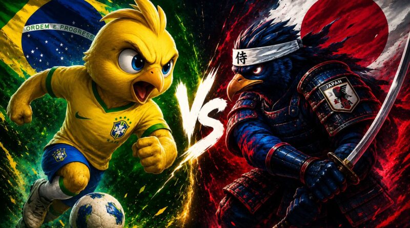 Brasil encara Japão no mata-mata da Copa de 2026
