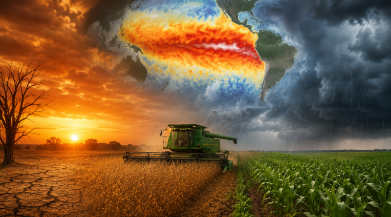 NOAA eleva chance de El Niño forte e acende alerta para o agro