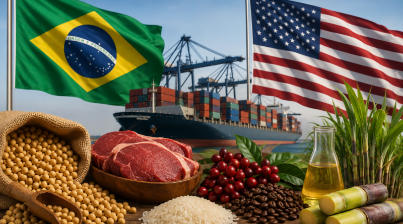 Agro lidera debate sobre tarifa dos EUA contra produtos brasileiros