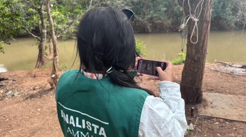 Amma monitora suspeita de poluição no Meia Ponte