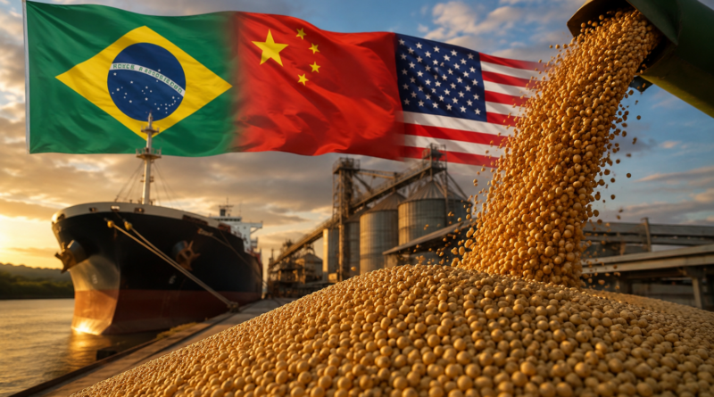 Soja brasileira ganha espaço na disputa entre China e EUA