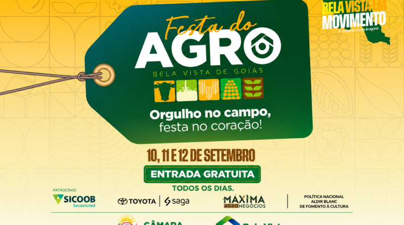 Bela Vista prepara Festa do Agro 2026 com três dias de atrações