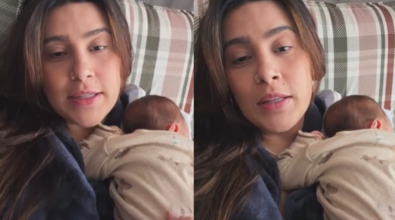 Lauana Prado mostra rotina com filho recém-nascido Lauana Prado mostra rotina com filho recém-nascido