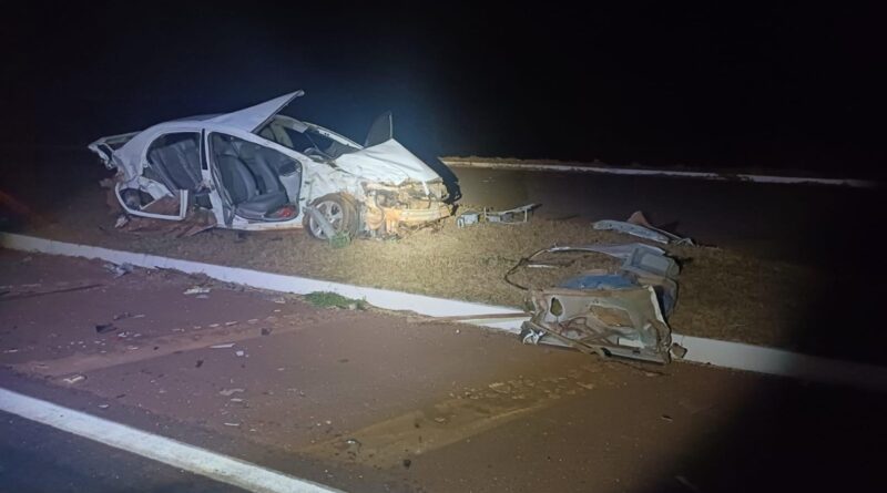 BR-452 tem acidente com morte e três feridos em Goiás