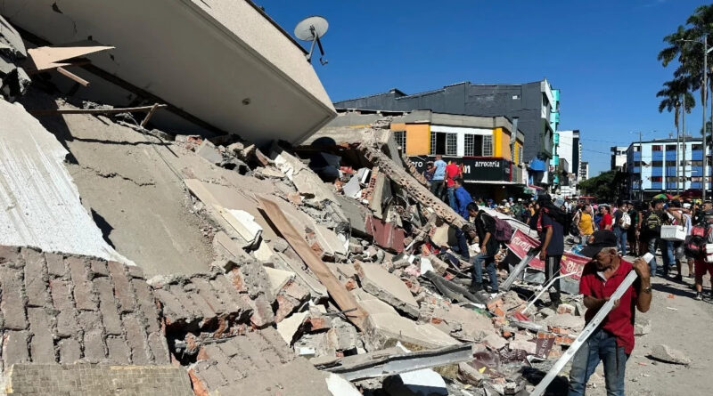 Terremoto de 7,4 deixa ao menos 82 mortos na Colômbia