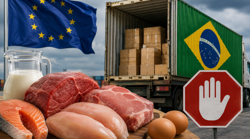 UE pode barrar produtos de origem animal do Brasil UE pode barrar produtos de origem animal do Brasil