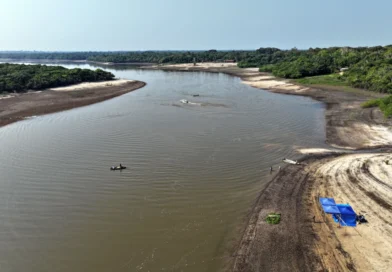 Seca nos rios do Norte reduz carga de barcaças do agro