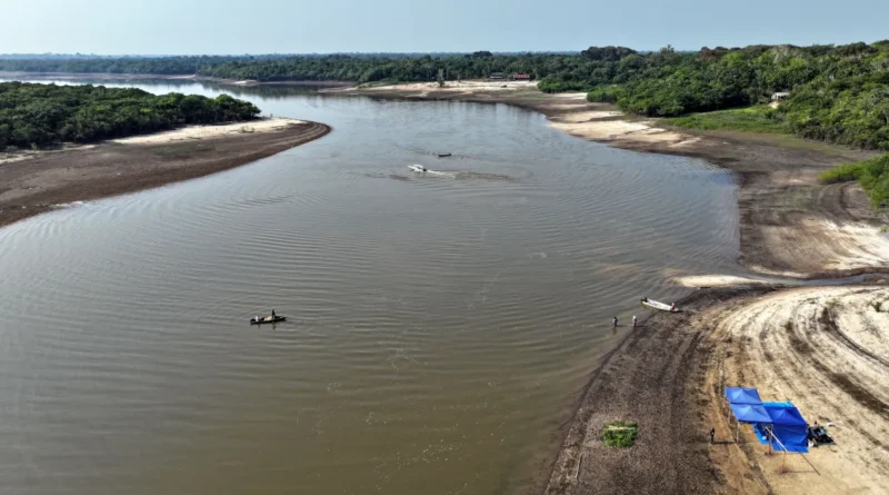 Seca nos rios do Norte reduz carga de barcaças do agro