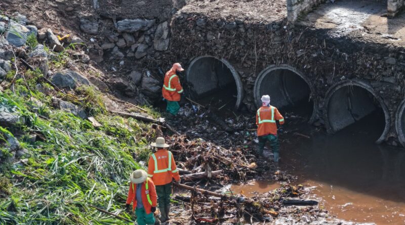 Comurg limpa mais de 4 milhões de m² de áreas de córregos
